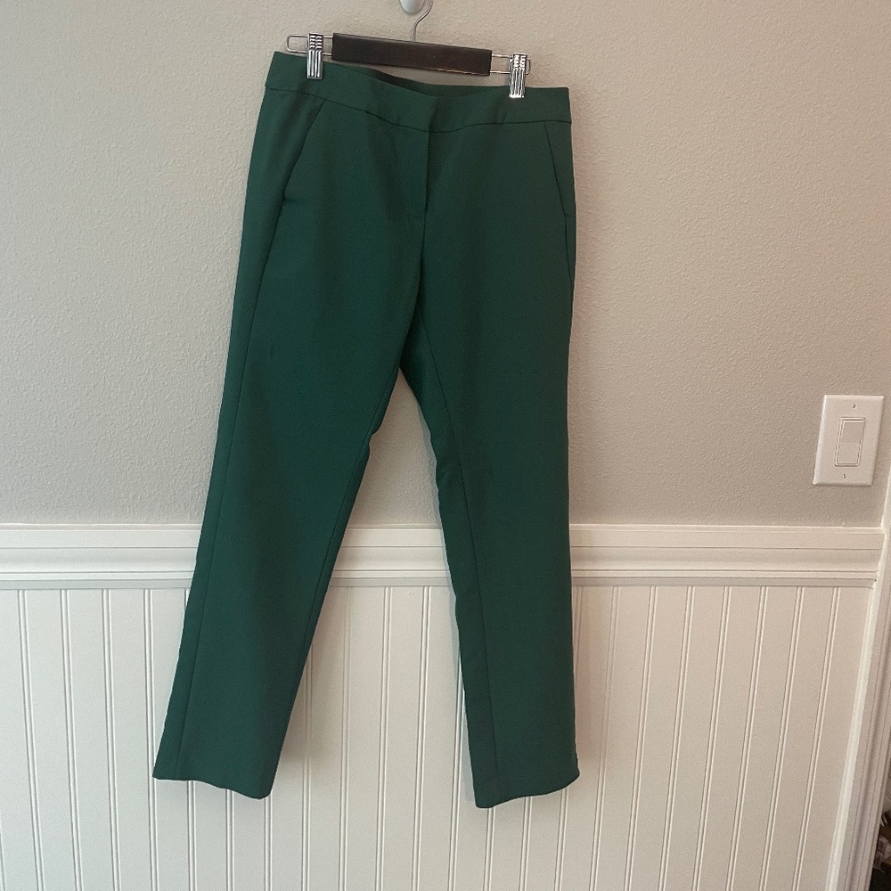 Amanda + Chelsea Green Ankle Dress Pants Size 2